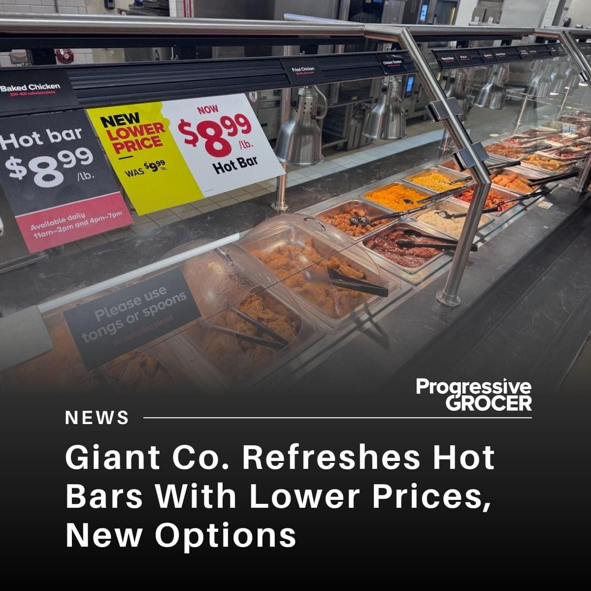 Progressive Grocer retail news article shared on LinkedIn
